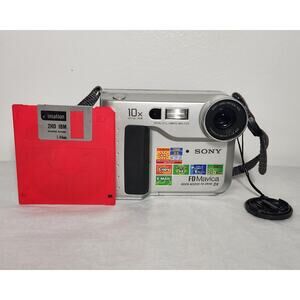 Sony UNTESTED FD Mavica MVC-FD75 With Floppy Disk Digital Still Camera